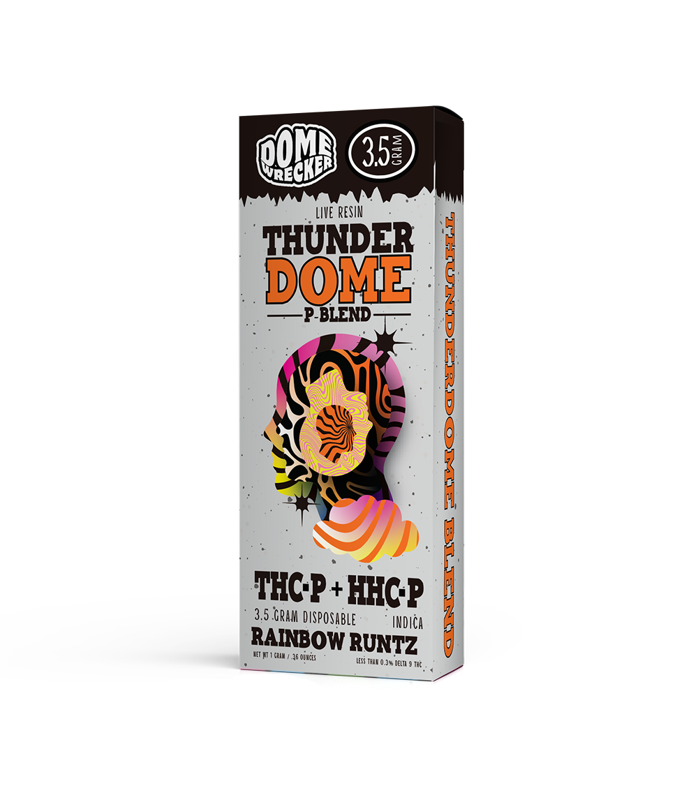 Dome Wrecker – THUNDERDOME RAINBOW RUNTZ 3.5g disposable (hybrid)