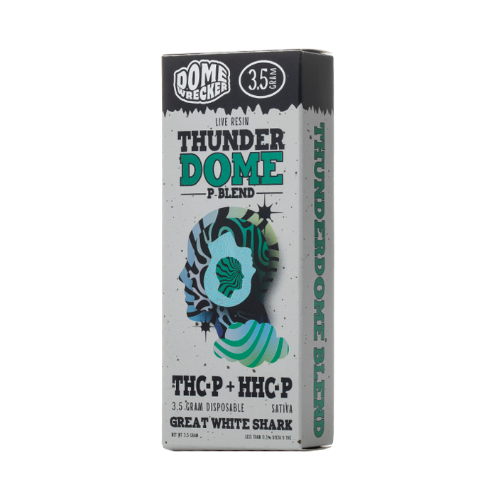 Dome Wrecker – THUNDERDOME GREAT WHITE SHARK 3.5g disposable (sativa)