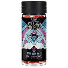 Dome Wrecker – Sour Blue Razz D9 gummies